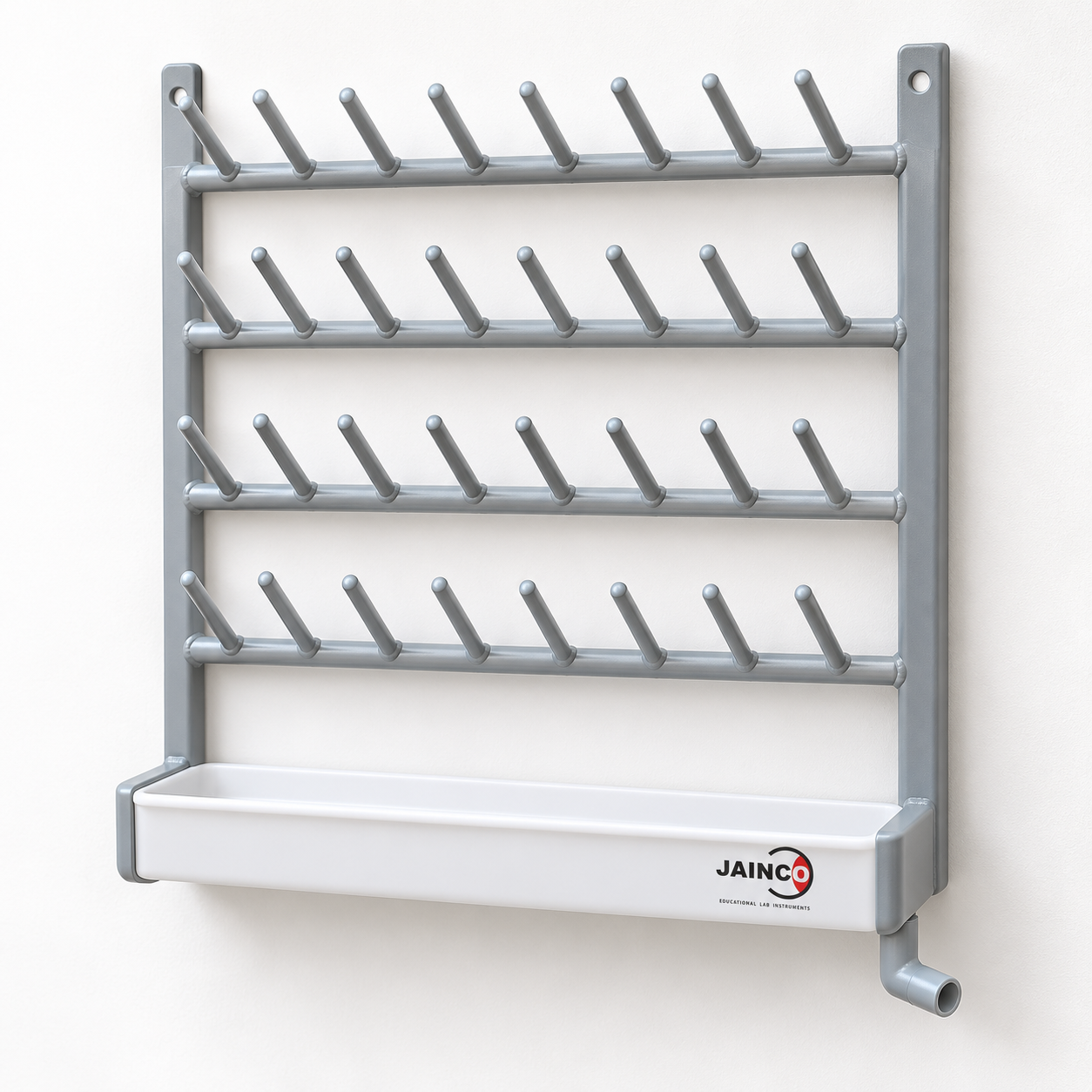Framework with Rows of Pegs & Two Holes for Wall Mounting